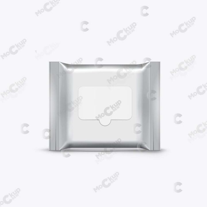 Square Wet Wipes Mockup