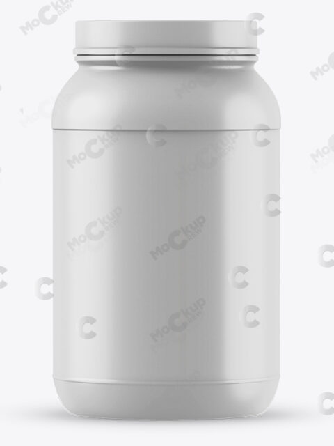 Premium Supplement Bottle Mockup