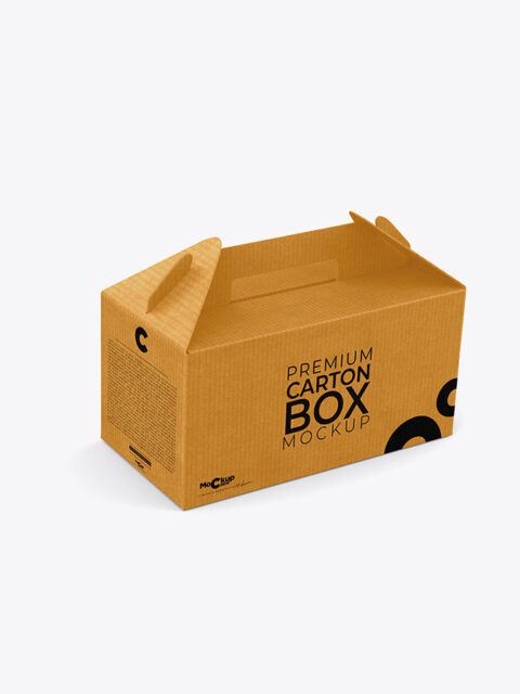 Carton Box Mockup