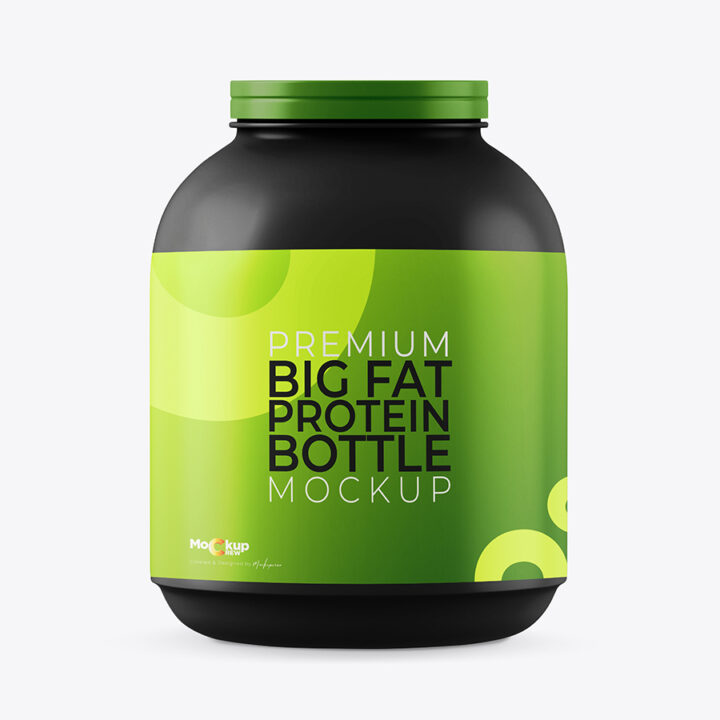 Big Fat Protein Bottle Mockup - Image 4