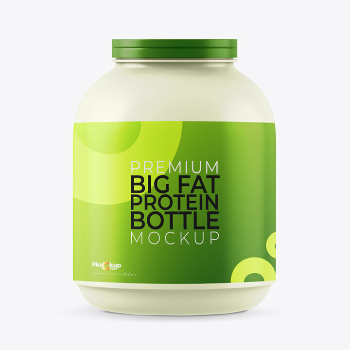 Big Fat Protein Bottle Mockup - Image 3