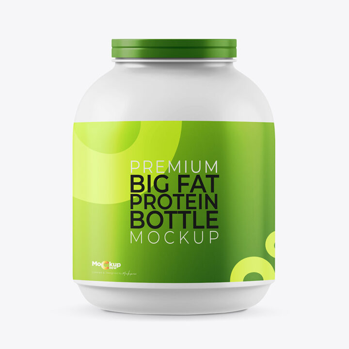 Big Fat Protein Bottle Mockup - Image 2