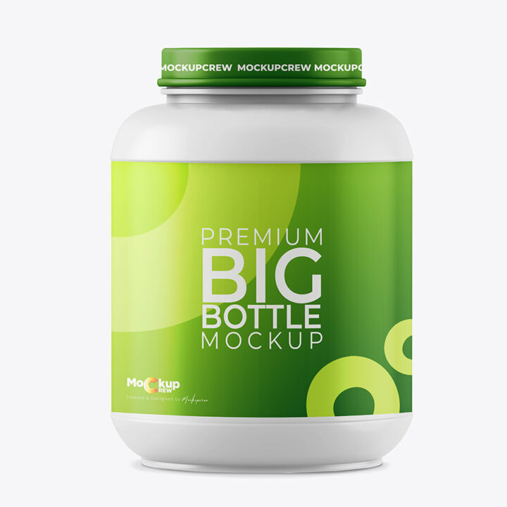 Big Bottle Supplement Mockup - Image 2