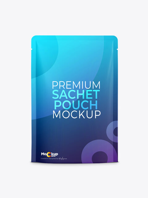 Sachet Pouch Mockup