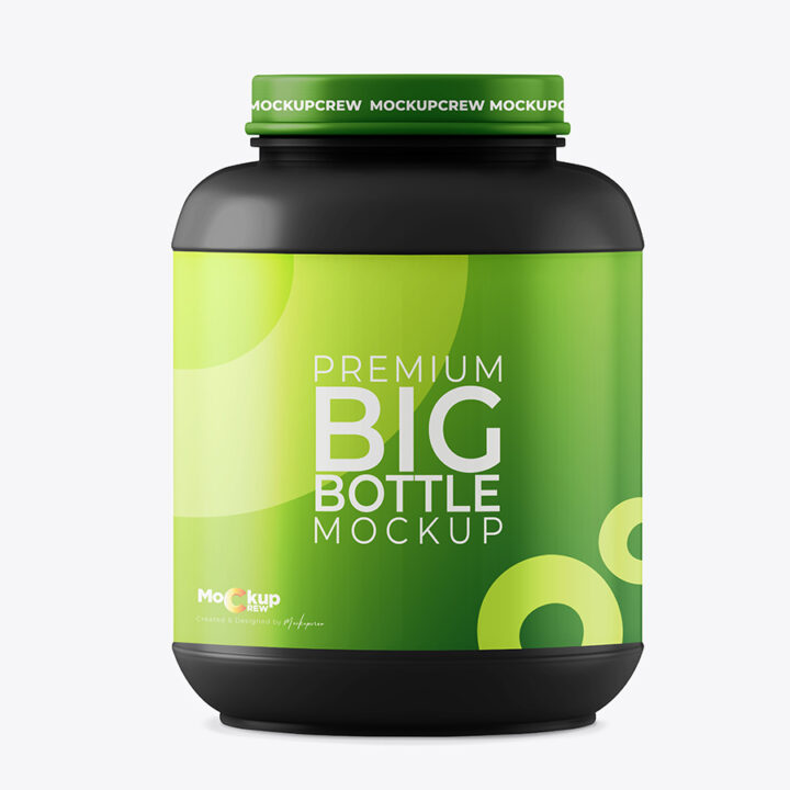 Big Bottle Supplement Mockup - Image 3