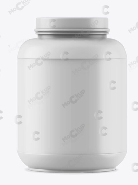 Big Bottle Supplement Mockup