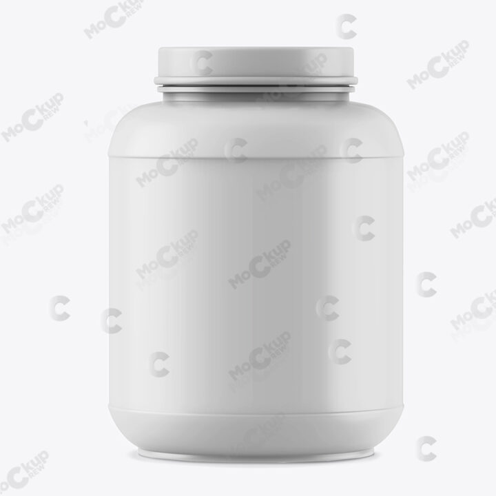 Big Bottle Supplement Mockup