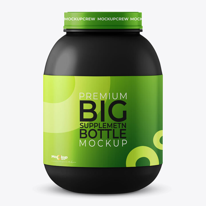 Supplement Bottle Mockup - Image 3