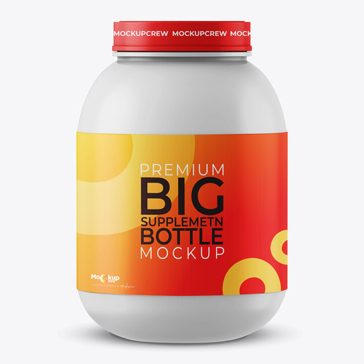 Supplement Bottle Mockup - Image 4