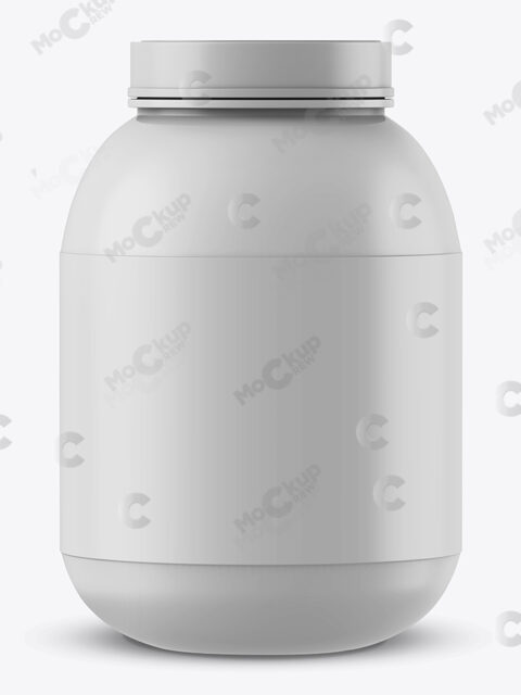 Supplement Bottle Mockup