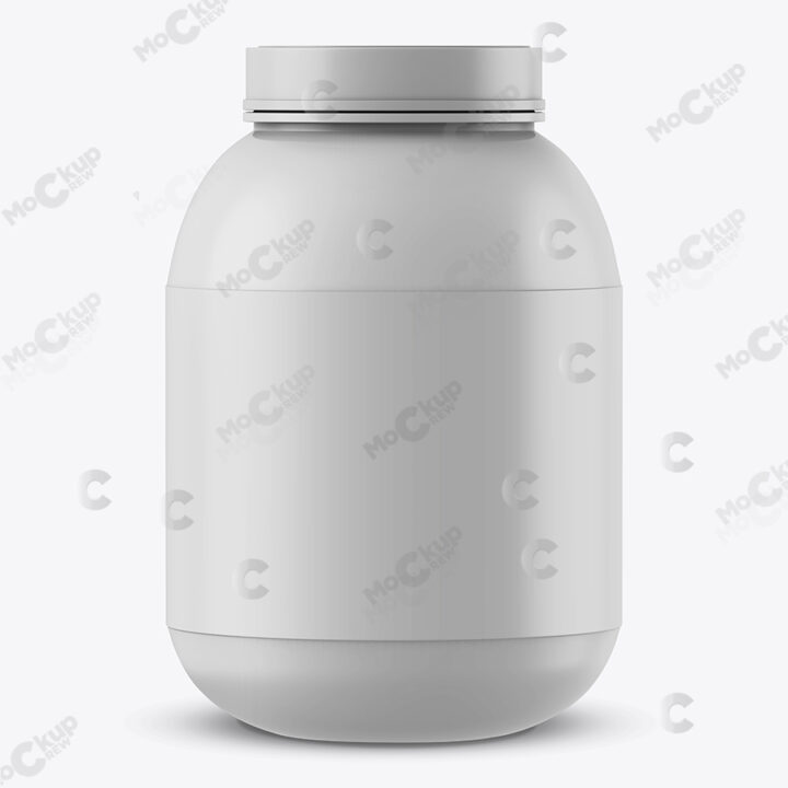 Supplement Bottle Mockup