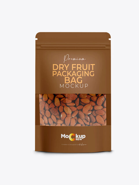 Dry Fruit Packaging Mockup