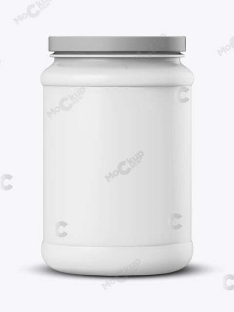 Protein Jar Mockup