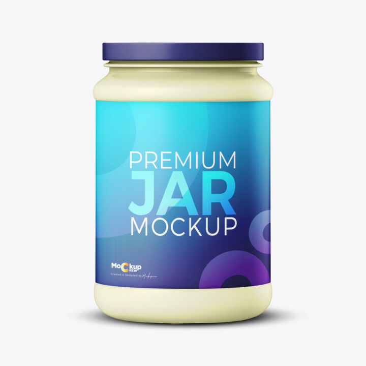 Protein Jar Mockup - Image 2